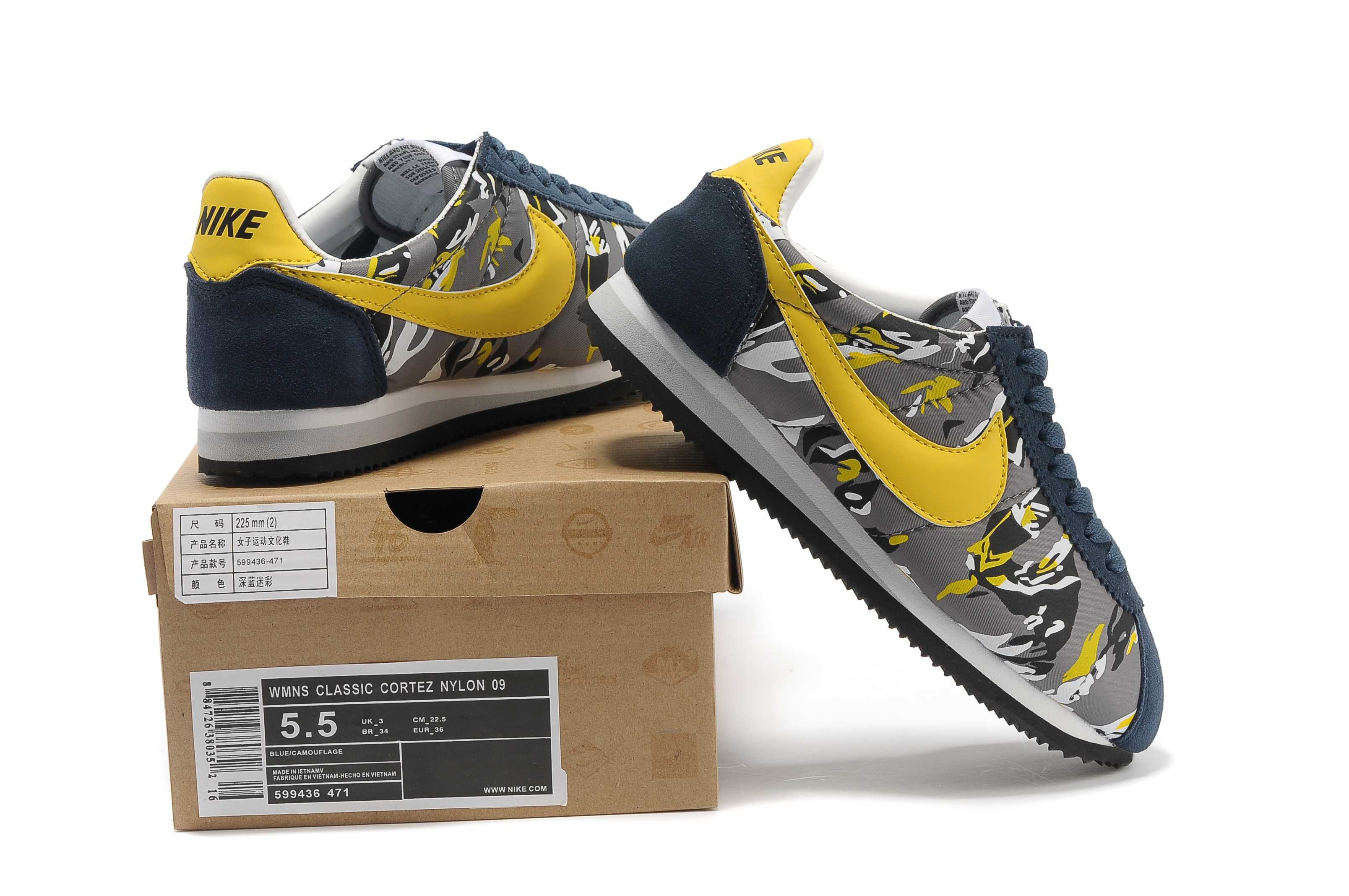 Nike Cortez Nylon Prm Femme Nike Cortez Cuir